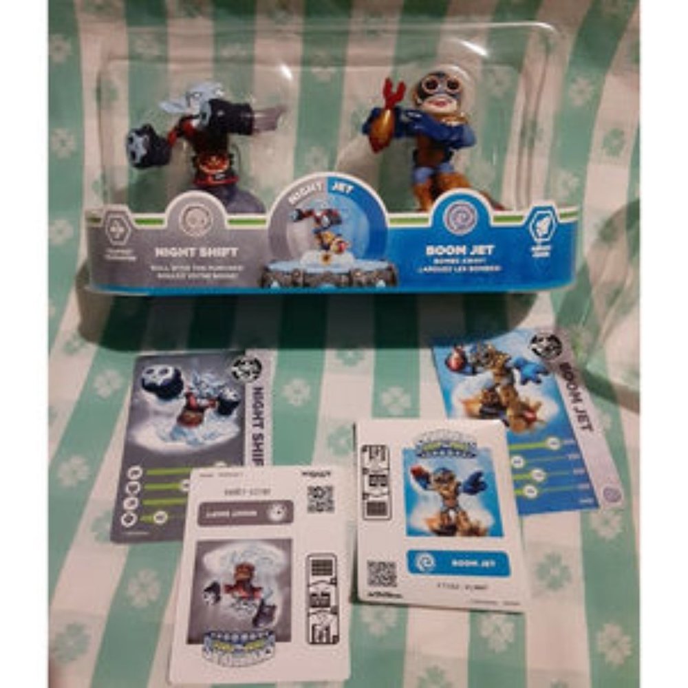 Skylanders Swap Force Night Shift & Boom Jet New in Open Box Activision 2013